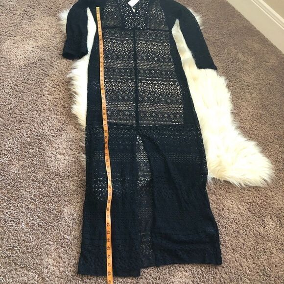 Colleen Lopez mesh lace floor length dress size 2 - Picture 7 of 8